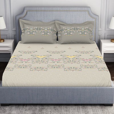 Youthopia Floral 100% Cotton Double Bedsheet - Essentials by Spaces