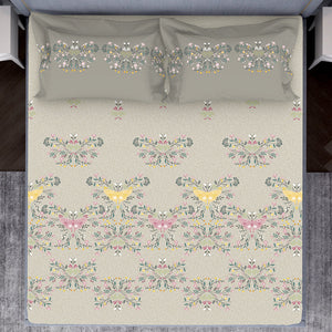 Youthopia Floral 100% Cotton Double Bedsheet - Essentials by Spaces