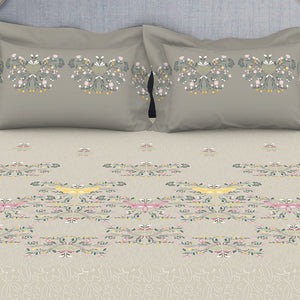 Youthopia Floral 100% Cotton Double Bedsheet - Essentials by Spaces