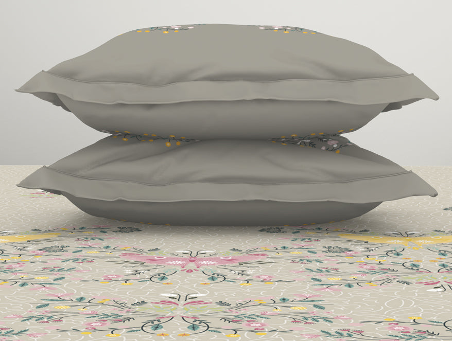 Youthopia Floral 100% Cotton Double Bedsheet - Essentials by Spaces