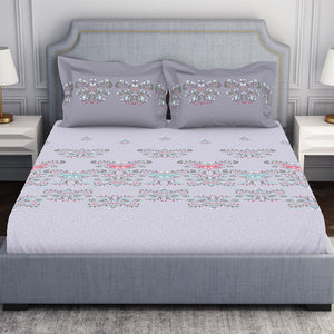 Youthopia Floral 100% Cotton Double Bedsheet - Essentials by Spaces