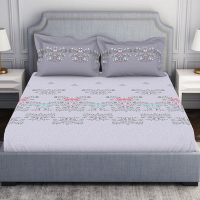 Youthopia Floral 100% Cotton Double Bedsheet - Essentials by Spaces