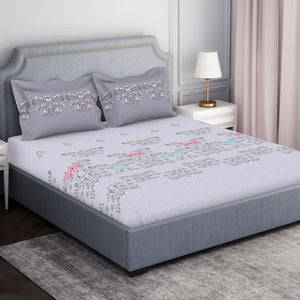 Youthopia Floral 100% Cotton Double Bedsheet - Essentials by Spaces