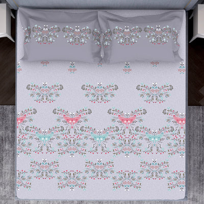 Youthopia Floral 100% Cotton Double Bedsheet - Essentials by Spaces