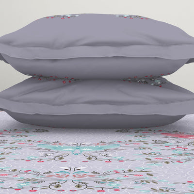 Youthopia Floral 100% Cotton Double Bedsheet - Essentials by Spaces