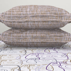 Youthopia Geometric 100% Cotton Double Bedsheet - Essentials by Spaces
