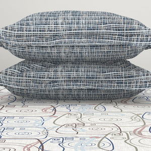 Youthopia Geometric 100% Cotton Double Bedsheet - Essentials by Spaces