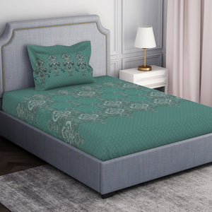 Ornamenta Ornate 100% Cotton Single Bedsheet - Essentials by Spaces