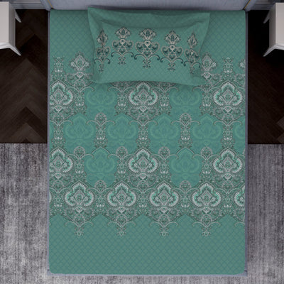 Ornamenta Ornate 100% Cotton Single Bedsheet - Essentials by Spaces