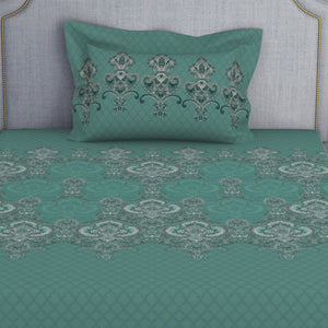 Ornamenta Ornate 100% Cotton Single Bedsheet - Essentials by Spaces