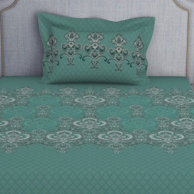 Ornamenta Ornate 100% Cotton Single Bedsheet - Essentials by Spaces