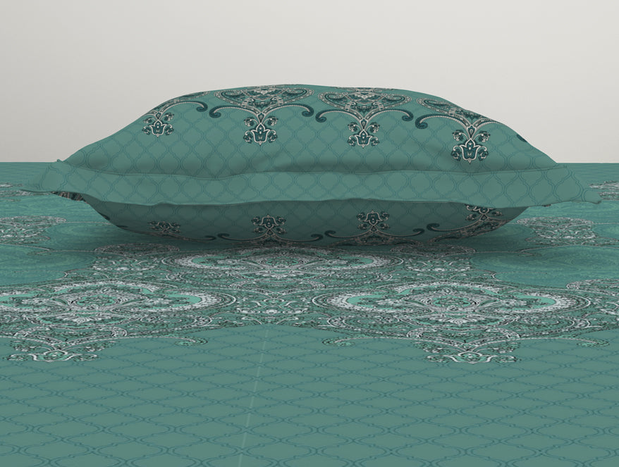 Ornamenta Ornate 100% Cotton Single Bedsheet - Essentials by Spaces