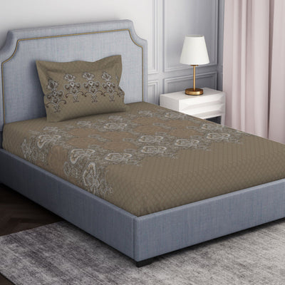 Ornamenta Ornate 100% Cotton Single Bedsheet - Essentials by Spaces