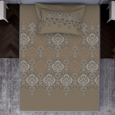 Ornamenta Ornate 100% Cotton Single Bedsheet - Essentials by Spaces