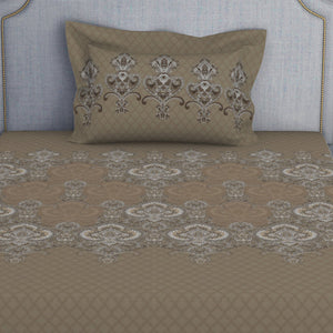 Ornamenta Ornate 100% Cotton Single Bedsheet - Essentials by Spaces