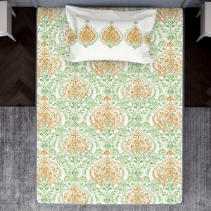 Ornamenta Ornate 100% Cotton Single Bedsheet - Essentials by Spaces