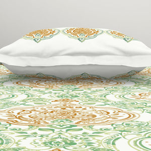 Ornamenta Ornate 100% Cotton Single Bedsheet - Essentials by Spaces