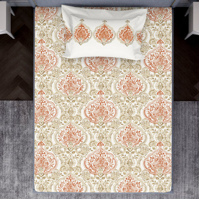 Ornamenta Ornate 100% Cotton Single Bedsheet - Essentials by Spaces