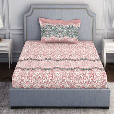 Ornamenta Ornate 100% Cotton Single Bedsheet - Essentials by Spaces