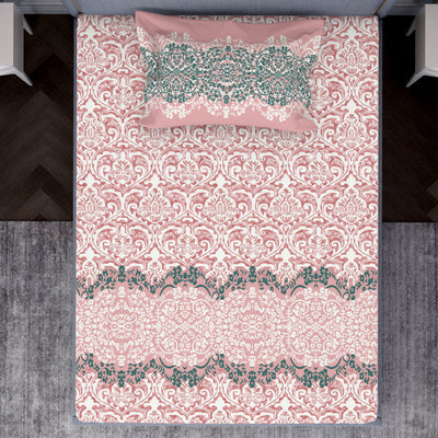Ornamenta Ornate 100% Cotton Single Bedsheet - Essentials by Spaces