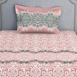 Ornamenta Ornate 100% Cotton Single Bedsheet - Essentials by Spaces