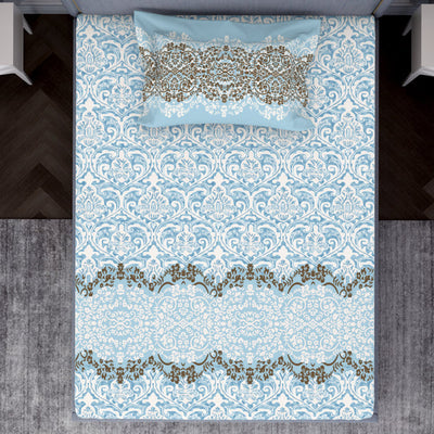 Ornamenta Ornate 100% Cotton Single Bedsheet - Essentials by Spaces