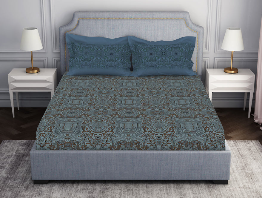 Ornamenta Ornate 100% Cotton Fitted Queen - Essentials by Spaces