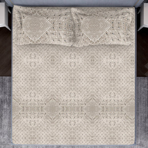 Tonalelgence Geometric 100% Cotton Fitted Queen - Essentials by Spaces