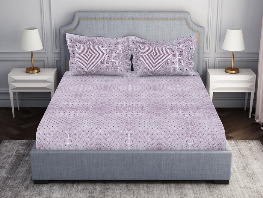 Tonalelgence Geometric 100% Cotton Fitted Queen - Essentials by Spaces