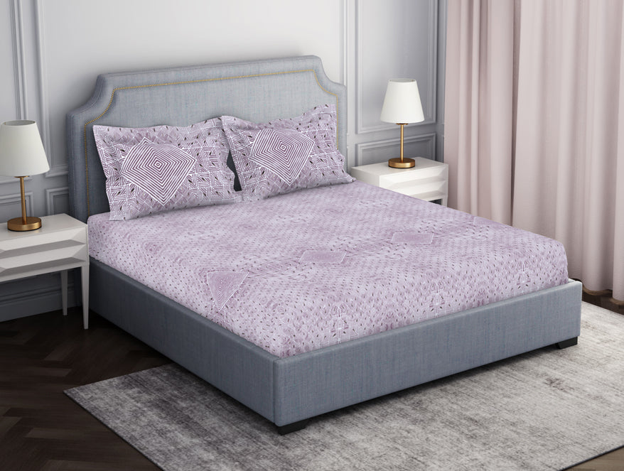 Tonalelgence Geometric 100% Cotton Fitted Queen - Essentials by Spaces