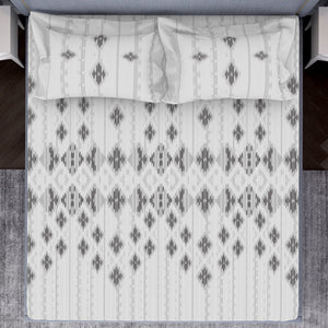 Tonalelgence Geometric 100% Cotton Fitted Queen - Essentials by Spaces