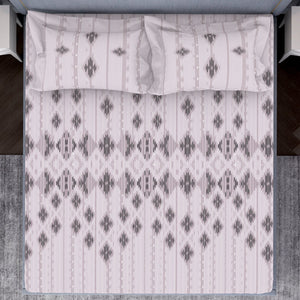 Tonalelgence Geometric 100% Cotton Fitted Queen - Essentials by Spaces