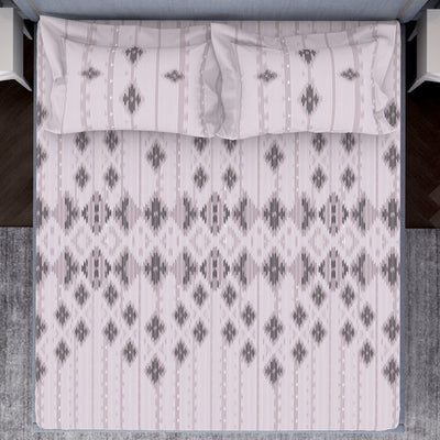 Tonalelgence Geometric 100% Cotton Fitted Queen - Essentials by Spaces