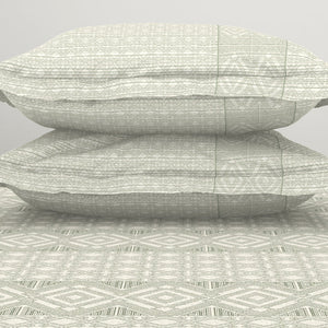 Tonalelgence Geometric 100% Cotton Fitted Queen - Essentials by Spaces