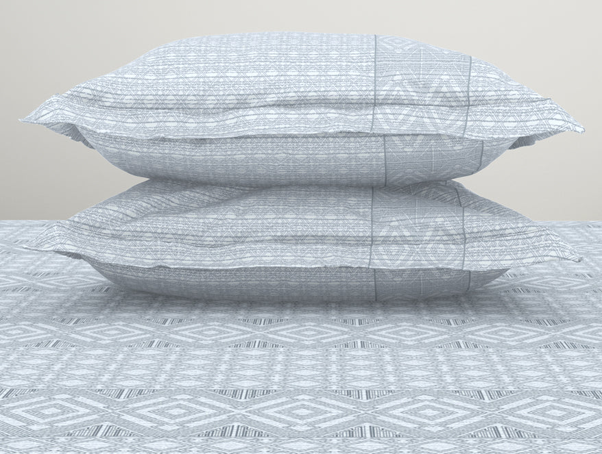 Tonalelgence Geometric 100% Cotton Fitted Queen - Essentials by Spaces
