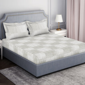 Tonalelgence Geometric 100% Cotton Fitted Queen - Essentials by Spaces