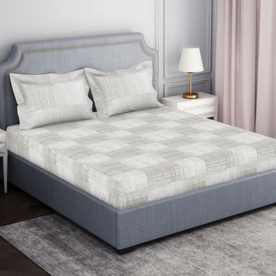 Tonalelgence Geometric 100% Cotton Fitted Queen - Essentials by Spaces