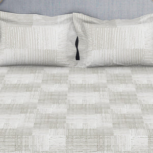 Tonalelgence Geometric 100% Cotton Fitted Queen - Essentials by Spaces