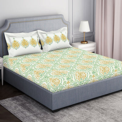 Ornamenta Ornate 100% Cotton Fitted King - Essentials by Spaces