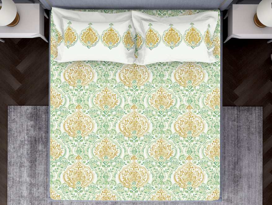 Ornamenta Ornate 100% Cotton Fitted King - Essentials by Spaces