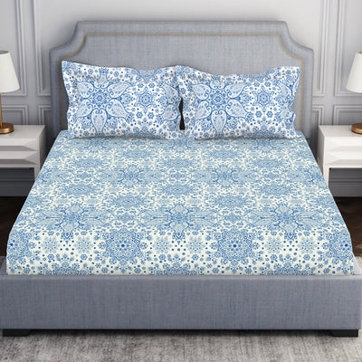 Ornamenta Ornate 100% Cotton Fitted King - Essentials by Spaces