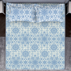 Ornamenta Ornate 100% Cotton Fitted King - Essentials by Spaces