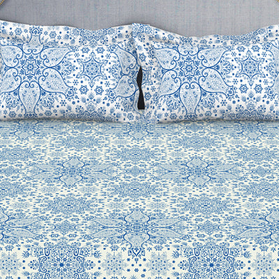 Ornamenta Ornate 100% Cotton Fitted King - Essentials by Spaces