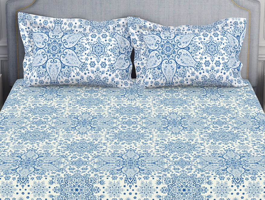 Ornamenta Ornate 100% Cotton Fitted King - Essentials by Spaces
