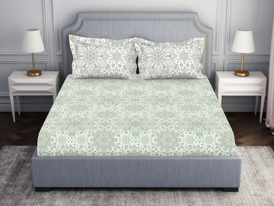 Ornamenta Ornate 100% Cotton Fitted King - Essentials by Spaces