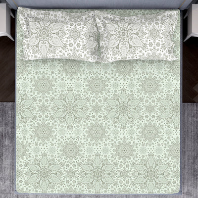 Ornamenta Ornate 100% Cotton Fitted King - Essentials by Spaces