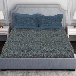 Ornamenta Ornate 100% Cotton Fitted King - Essentials by Spaces