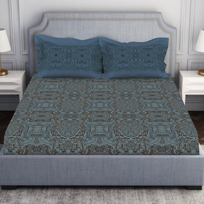 Ornamenta Ornate 100% Cotton Fitted King - Essentials by Spaces