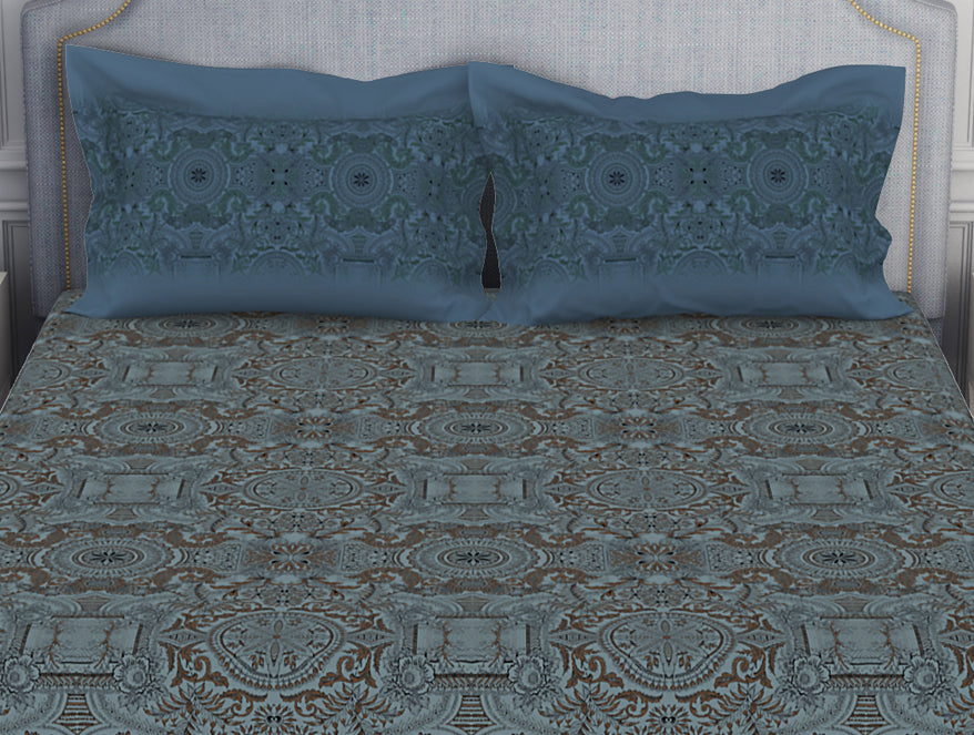 Ornamenta Ornate 100% Cotton Fitted King - Essentials by Spaces
