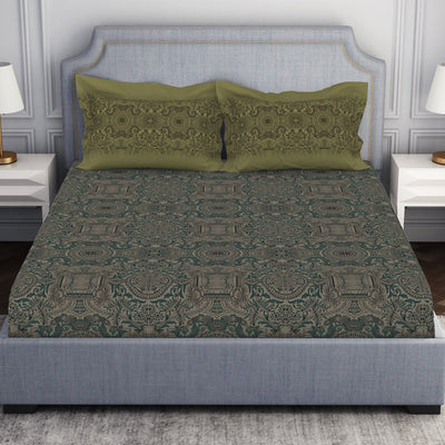 Ornamenta Ornate 100% Cotton Fitted King - Essentials by Spaces